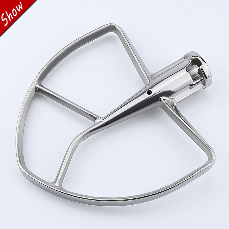 prime&swift W10376294 Flat Blade Paddle fit for Kitchen Aid 7&8 Quart Kitchen Stand Mixer Attachments,Food Grade Stainless Steel Mixer Attachment,prime&swift - Image 3